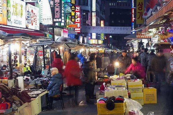 Nandaemun market, Seoul, South Korea, Asia