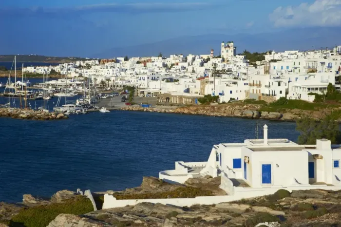 Framed Print : Naoussa, Paros, Cyclades, Aegean, Greek Islands, Greece, Europe Framed Print : Naoussa, Paros, Cyclades, Aegean, Greek Islands, Greece, Europe