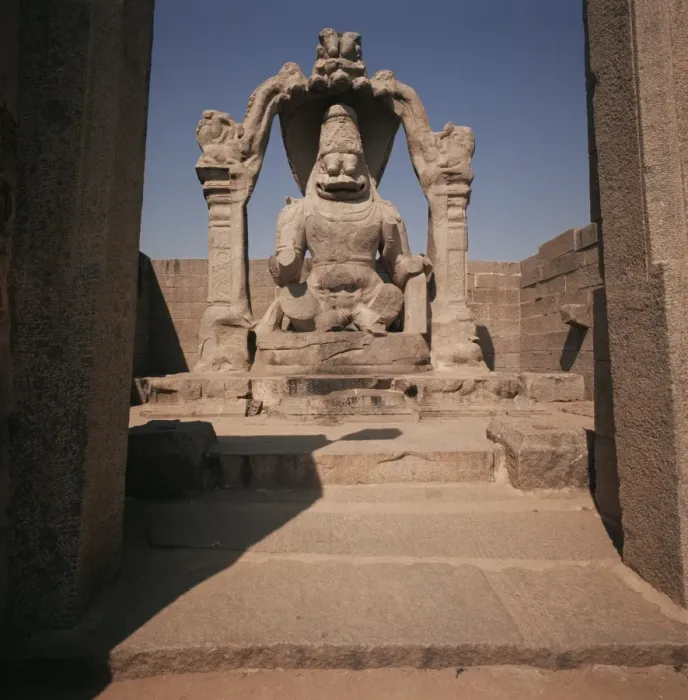 Framed Print : Narashima, Hampi Framed Print : Narashima, Hampi