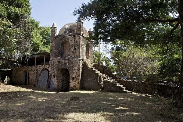 Narga Selassie island monastery, Lake Tana, Zege Peninsula, Ethiopia, Africa