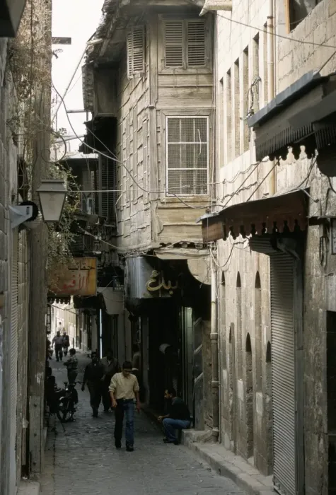 Framed Print : Narrow street in the Armenian area of Aleppo Framed Print : Narrow street in the Armenian area of Aleppo