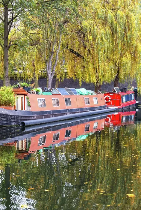 Framed Print : Narrowboats in Little Venice, London, England, United Kingdom, Europe Framed Print : Narrowboats in Little Venice, London, England, United Kingdom, Europe
