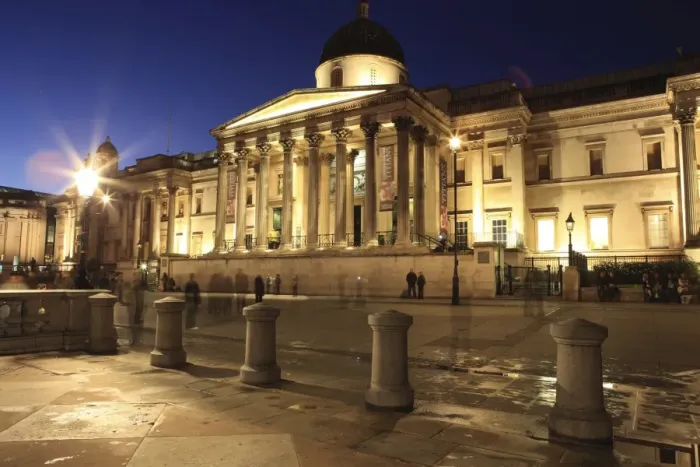 Framed Print : National Gallery at night, Trafalgar Square, London, England, United Kingdom, Europe Framed Print : National Gallery at night, Trafalgar Square, London, England, United Kingdom, Europe