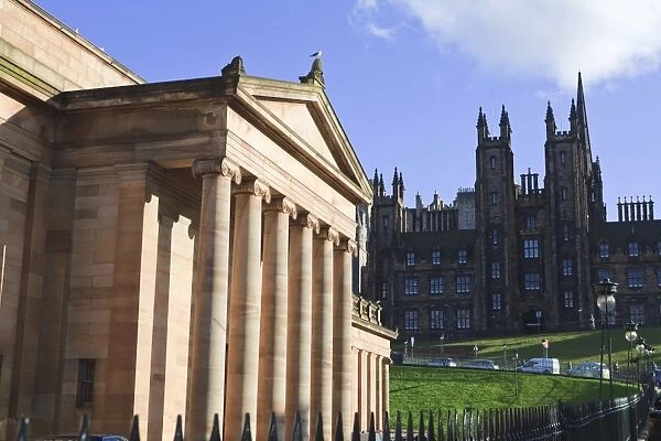 National Gallery of Scotland, The Mound, Edinburgh, Lothian, Scotland, United Kingdom