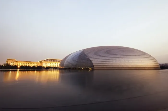 Framed Print : The National Grand Theatre Opera House (The Egg) designed by French architect Paul Andreu Framed Print : The National Grand Theatre Opera House (The Egg) designed by French architect Paul Andreu