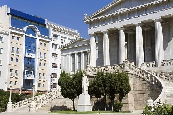 The National Library in Athens, Greece, Europe