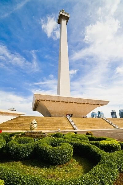 The National Monument, Monas in Merdeka Square, Jakarta, Java, Indonesia, Southeast Asia, Asia