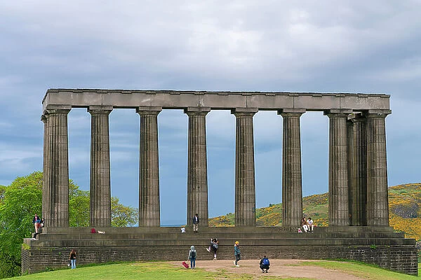 National Monument of Scotland, Calton Hill, UNESCO World Heritage Site, Edinburgh, Scotland, United Kingdom, Europe