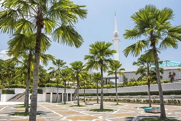 National Mosque (Masjid Negara Mosque) (Grand Mosque), Kuala Lumpur, Malaysia, Southeast Asia