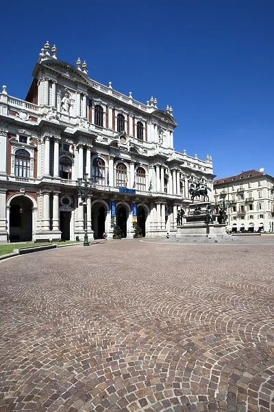 National Museum of the Italian Risorgimento in Palazzo Carignano, Turin, Piedmont, Italy, Europe