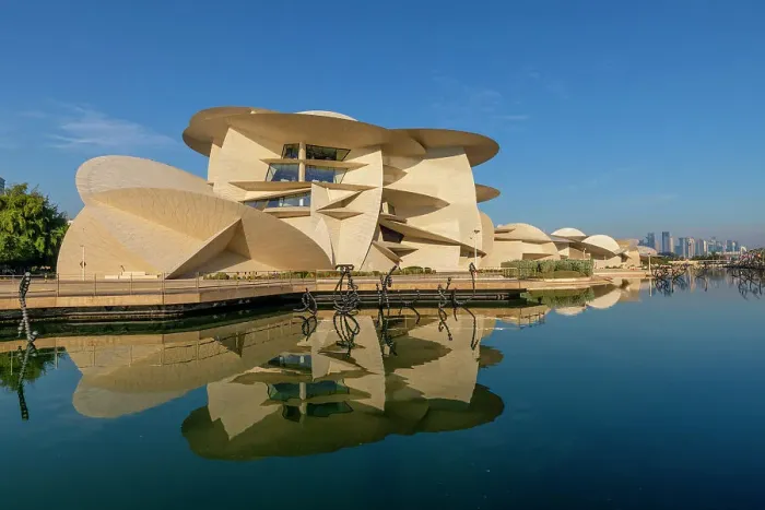 Framed Print : National Museum of Qatar, Doha, Qatar, Middle East Framed Print : National Museum of Qatar, Doha, Qatar, Middle East
