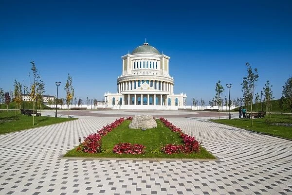 National Opera of Chechnya, Grozny, Chechnya, Caucasus, Russia, Europe