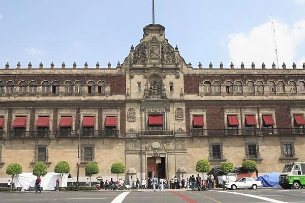 National Palace (Palacio Nacional), Zocalo, Plaza de la Constitucion, Mexico City