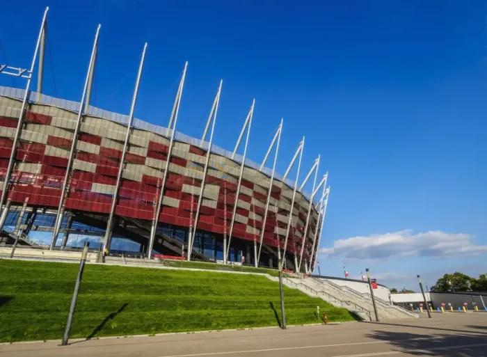 Framed Print : National Stadium, Warsaw, Masovian Voivodeship, Poland, Europe Framed Print : National Stadium, Warsaw, Masovian Voivodeship, Poland, Europe