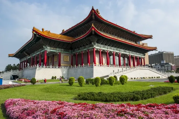 Framed Print : National theatre on the grounds of the Chiang Kai-Shek memorial hall, Taipeh, Taiwan Framed Print : National theatre on the grounds of the Chiang Kai-Shek memorial hall, Taipeh, Taiwan