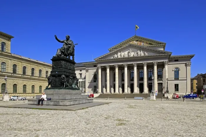 Framed Print : National Theatre Munich on Max-Joseph-Platz Square, Munich, Upper Bavaria, Bavaria Framed Print : National Theatre Munich on Max-Joseph-Platz Square, Munich, Upper Bavaria, Bavaria