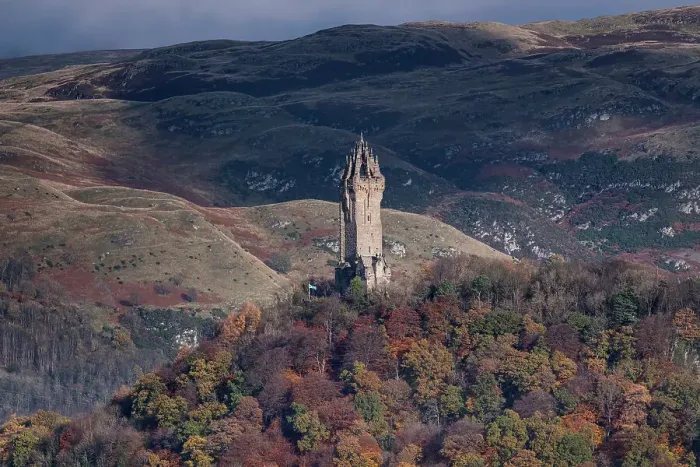 Framed Print : The National Wallace Monument on Abbey Craig backed by the Ochil Hills in autumn, Stirling, Stirlingshire, Scotland, United Kingdom, Europe Framed Print : The National Wallace Monument on Abbey Craig backed by the Ochil Hills in autumn, Stirling, Stirlingshire, Scotland, United Kingdom, Europe