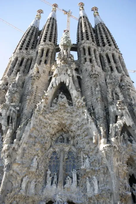 Framed Print : Nativity gate, Sagrada Familia, UNESCO World Heritage Site, Barcelona, Catalonia, Spain