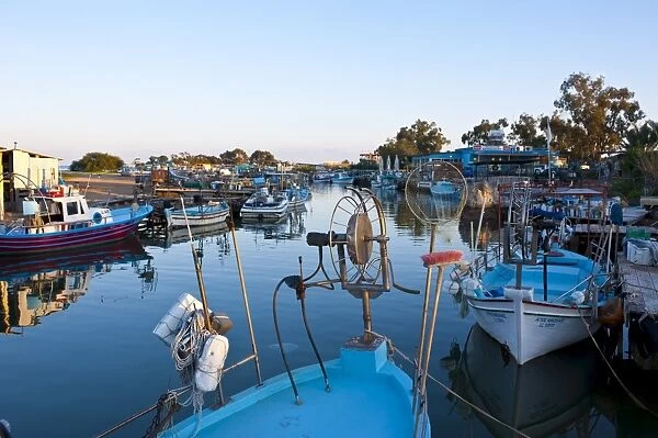 Natural harbour near Agia Napa, Cyprus, Mediterranean, Europe