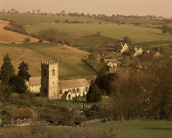 Naunton village, Gloucestershire, The Cotswolds, England, United Kingdom, Europe