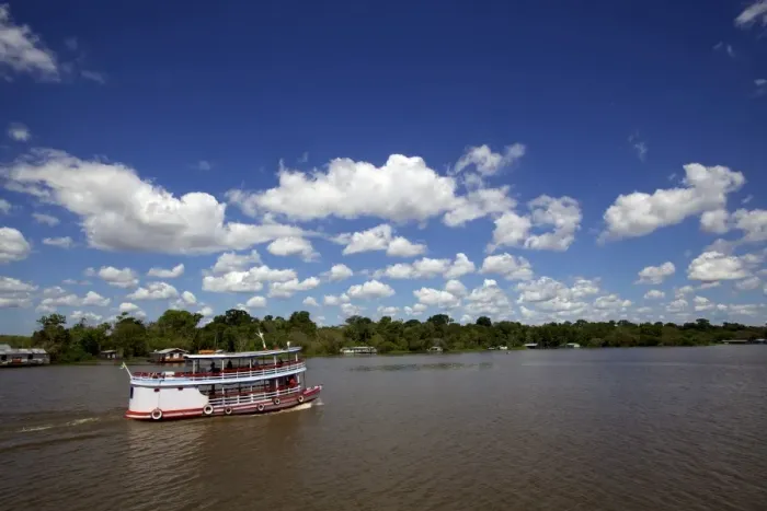 Framed Print : Navigating on the Amazon River, Manaus, Brazil, South America Framed Print : Navigating on the Amazon River, Manaus, Brazil, South America