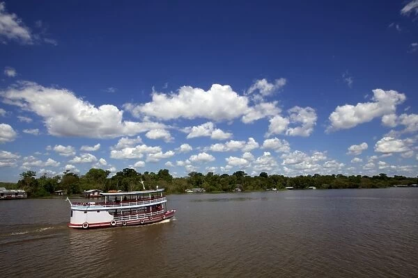 Navigating on the Amazon River, Manaus, Brazil, South America