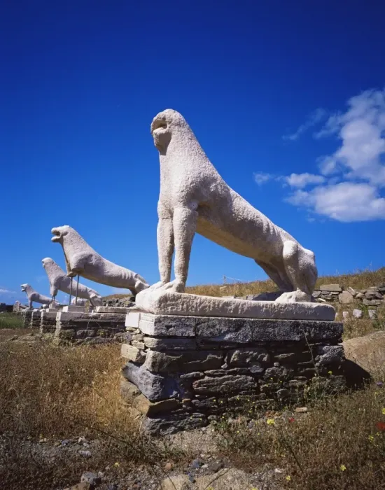 Framed Print : Naxian lions at the Lions Terrace Framed Print : Naxian lions at the Lions Terrace