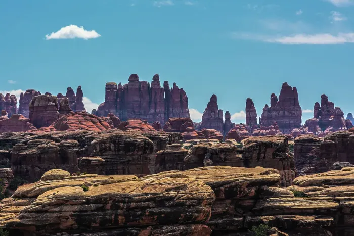 Framed Print : The Needles, incredible Canyon landscape, Canyonlands National Park, Utah, United States of America, North America Framed Print : The Needles, incredible Canyon landscape, Canyonlands National Park, Utah, United States of America, North America