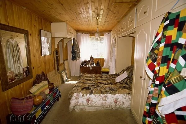 Nelson Mandelas modest bedroom in his Soweto home
