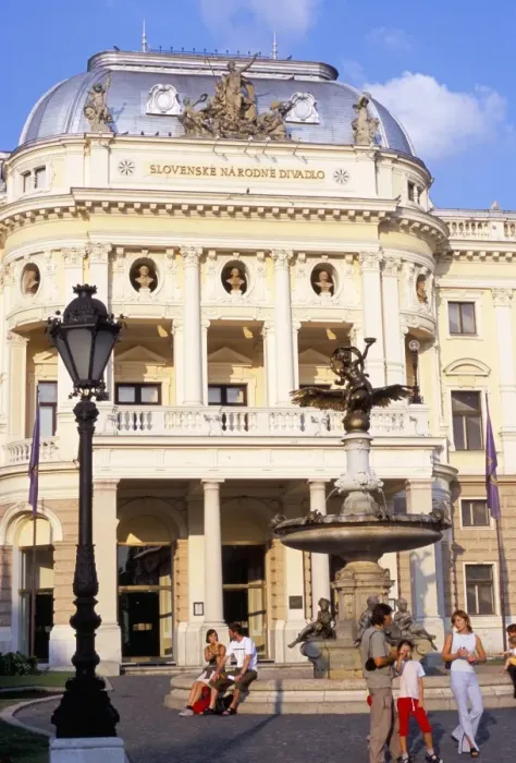 Framed Print : Neo-baroque Slovak National Theatre Framed Print : Neo-baroque Slovak National Theatre