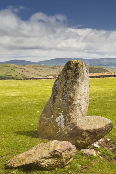 Framed Print : The Neolithic Swinside stone circle (Sunkenkirk stone circle), Lake District National Park, Cumbria, England, United Kingdom, Europe
