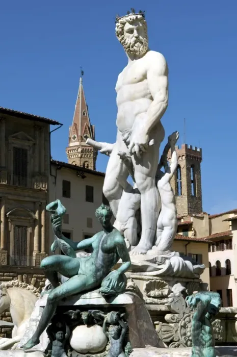 Framed Print : The Neptune (Biancone) statue, Piazza della Signoria, Florence (Firenze) Framed Print : The Neptune (Biancone) statue, Piazza della Signoria, Florence (Firenze)