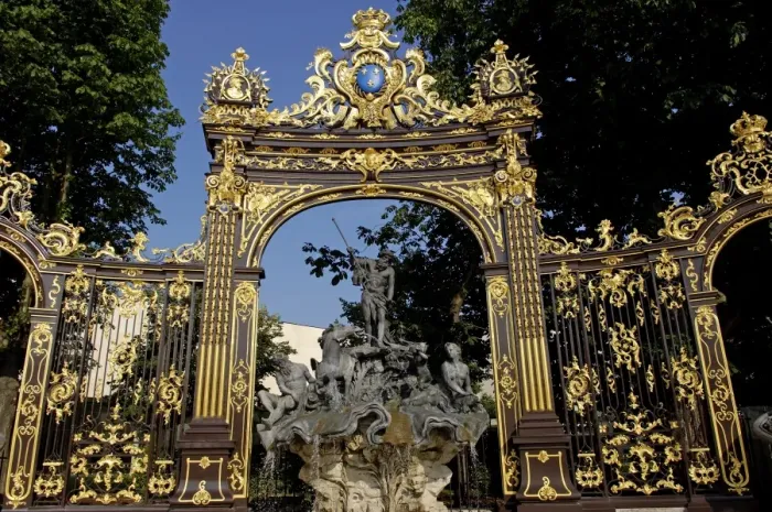 Framed Print : Neptunes fountain by Barthelemy Guibal, Place Stanislas, formerly Place Royale Framed Print : Neptunes fountain by Barthelemy Guibal, Place Stanislas, formerly Place Royale