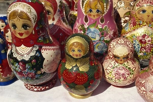 Nesting dolls, Yuzhno, Sakhalin, Russian Far East, Russia, Europe