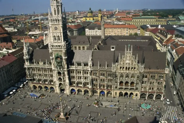 Framed Print : Neues Rathaus and Marienplatz, Munich, Bavaria, Germany, Europe Framed Print : Neues Rathaus and Marienplatz, Munich, Bavaria, Germany, Europe
