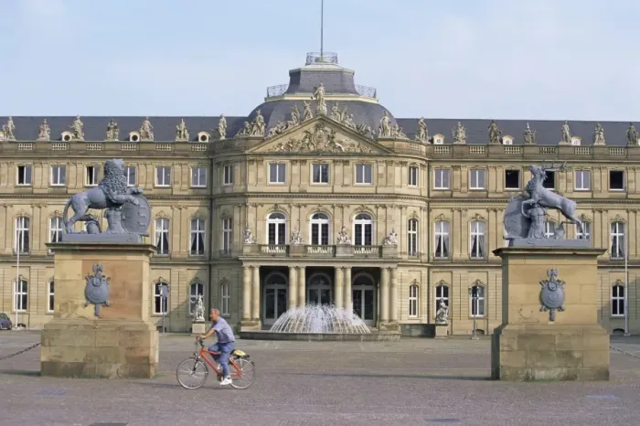 Framed Print : Neues Schloss Framed Print : Neues Schloss