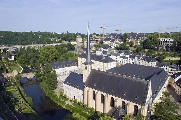 Neumunster Abbey, Old Town, UNESCO World Heritage Site, Luxembourg City