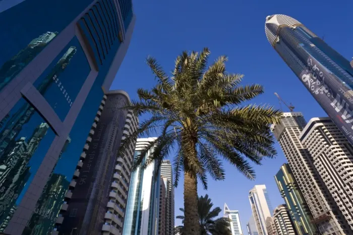 Framed Print : New architecture along Sheikh Zayed Road Framed Print : New architecture along Sheikh Zayed Road