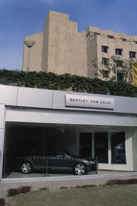 Framed Print : New Bentley showroom Framed Print : New Bentley showroom