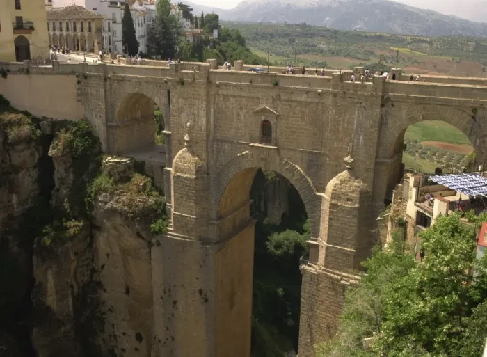 Framed Print : The new bridge over the Tajo, Ronda, Andalucia, Spain, Europe Framed Print : The new bridge over the Tajo, Ronda, Andalucia, Spain, Europe