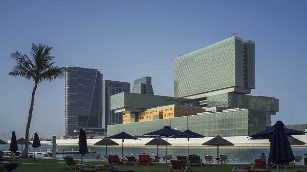 New Business Center on Al-Maryah Island, Abu Dhabi, United Arab Emirates, Middle East