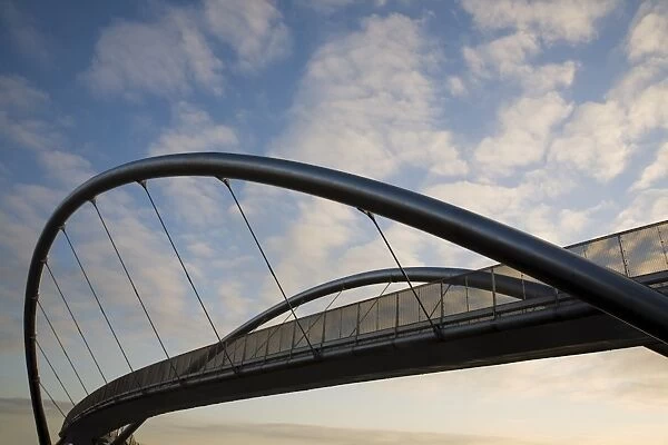 The new Celtic Gateway Bridge for pedestrians and cyclists