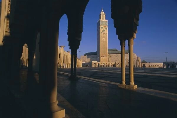 The new Hassan II mosque