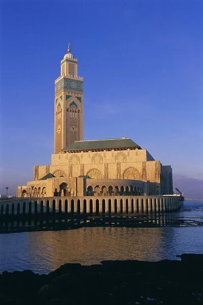 The new Hassan II mosque