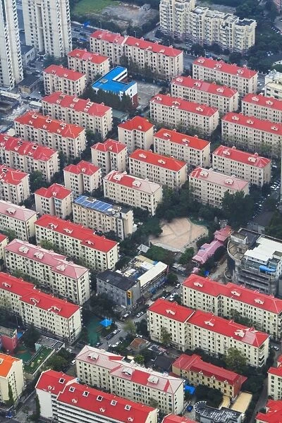 A new housing development in the Lujiazui district, Pudong, Shanghai, China, Asia