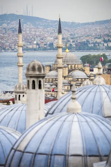 Framed Print : New Mosque (Yeni Cami) seen from Suleymaniye Mosque, Istanbul, Turkey, Europe Framed Print : New Mosque (Yeni Cami) seen from Suleymaniye Mosque, Istanbul, Turkey, Europe