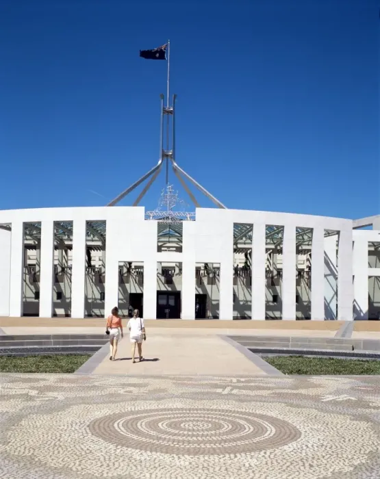 Framed Print : New Parliament Building, Canberra, Australian Capital Territory, Australia, Pacific
