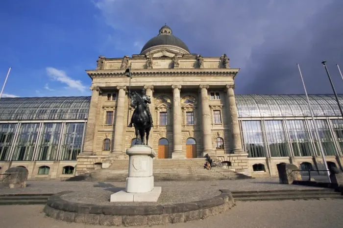 Framed Print : The new Staatskanzlei (State Chancellery)