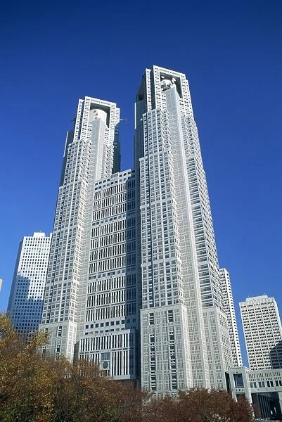 The New Tokyo City Hall in Shinjuku