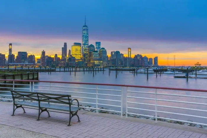 Framed Print : New York skyline of Manhattan, Lower Manhattan and World Trade Center, Freedom Tower Framed Print : New York skyline of Manhattan, Lower Manhattan and World Trade Center, Freedom Tower
